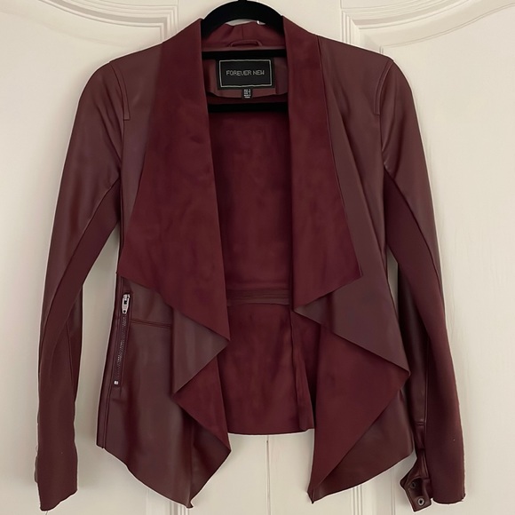 Forever New Jackets & Blazers - 🖤 Forever New waterfall suede leather jacket